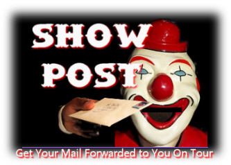 Show Post Mail Forwarding service for showies on tour